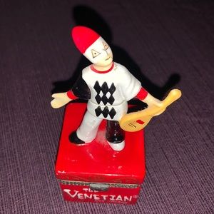 The Venetian Las Vegas clown trinkets porcelain box.